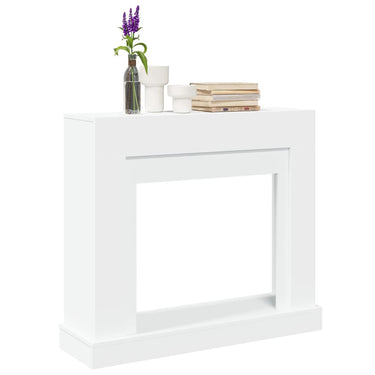 Vidaxl haardombouw 100x30x87,5 cm bewerkt hout wit