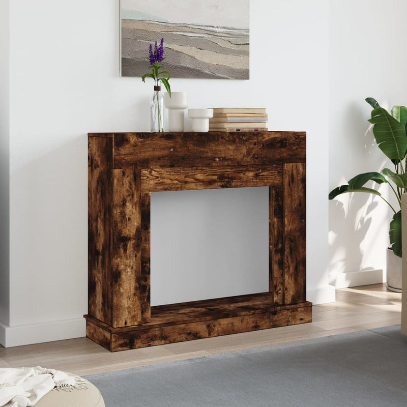Load image into Gallery viewer, Vidaxl haardombouw 100x30x87,5 cm bewerkt hout gerookt eikenkleurig
