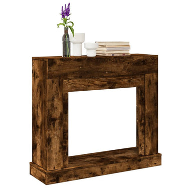 Vidaxl haardombouw 100x30x87,5 cm bewerkt hout gerookt eikenkleurig