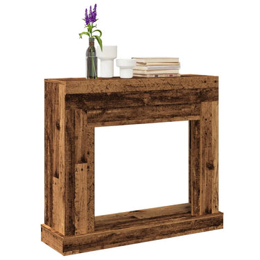 Vidaxl haardombouw 100x30x87,5 cm bewerkt hout oud houtkleurig