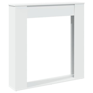 Vidaxl haardombouw 100x20x100 cm bewerkt hout wit