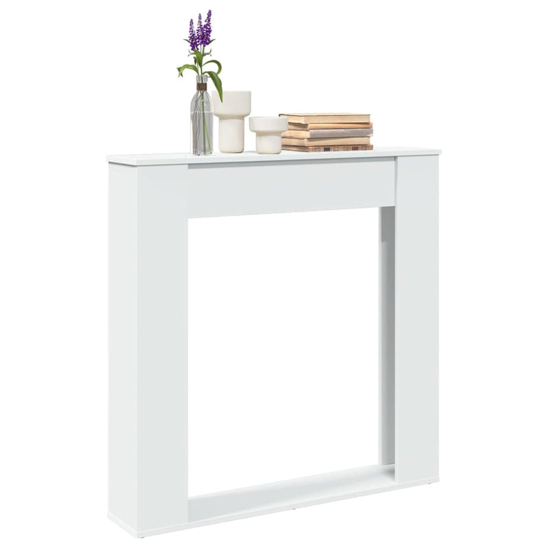 Load image into Gallery viewer, Vidaxl haardombouw 100x20x100 cm bewerkt hout wit
