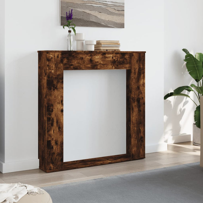 Load image into Gallery viewer, Vidaxl haardombouw 100x20x100 cm bewerkt hout gerookt eikenkleurig

