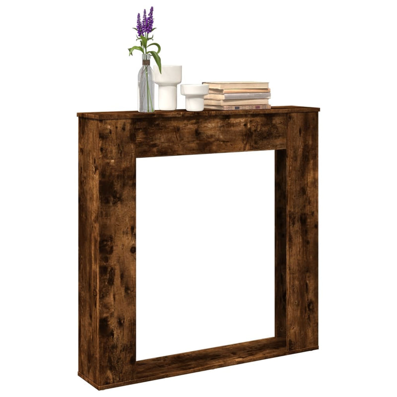 Load image into Gallery viewer, Vidaxl haardombouw 100x20x100 cm bewerkt hout gerookt eikenkleurig
