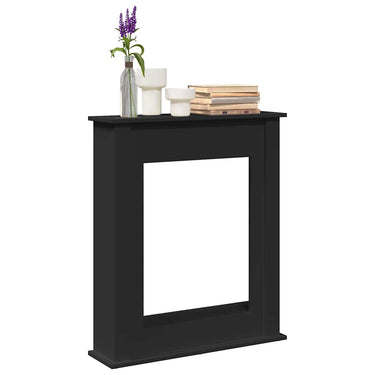 Vidaxl haardombouw 75x20x87,5 cm bewerkt hout zwart