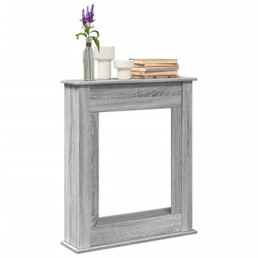 Vidaxl haardombouw 75x20x87,5 cm bewerkt hout grijs sonoma eikenkleur