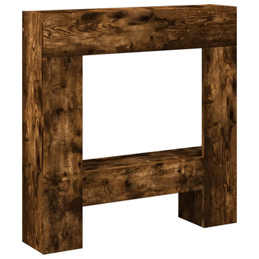 Vidaxl haardombouw 81x18x82 cm bewerkt hout gerookt eikenkleurig
