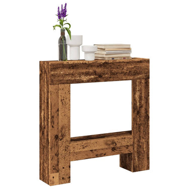 Vidaxl haardombouw 81x18x82 cm bewerkt hout oud houtkleurig