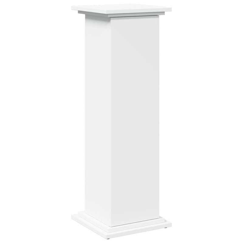 Load image into Gallery viewer, Vidaxl sokkel met opbergruimte 31x30x90 cm bewerkt hout wit

