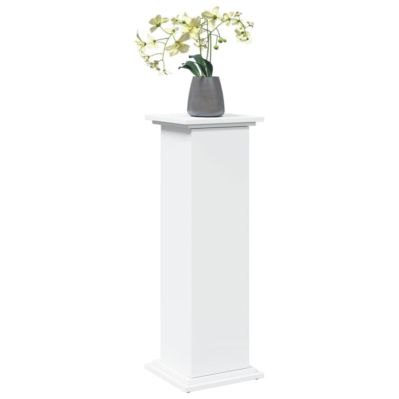 Load image into Gallery viewer, Vidaxl sokkel met opbergruimte 31x30x90 cm bewerkt hout wit
