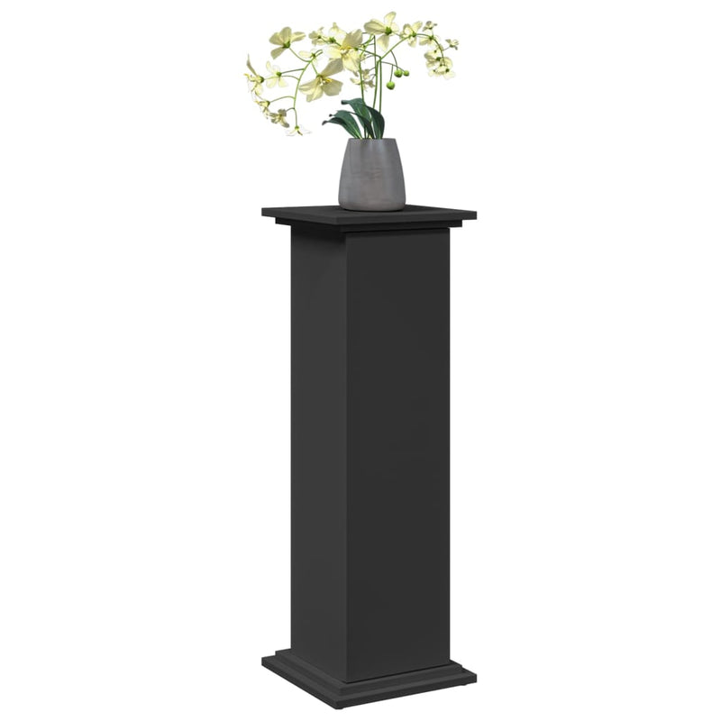 Load image into Gallery viewer, VidaXL Sokkel met opbergruimte 31x30x90 cm bewerkt hout zwart
