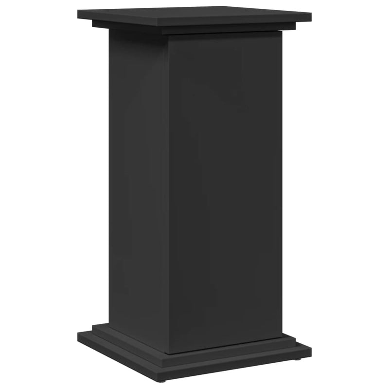 Load image into Gallery viewer, Vidaxl sokkel met opbergruimte 31x30x60 cm bewerkt hout zwart
