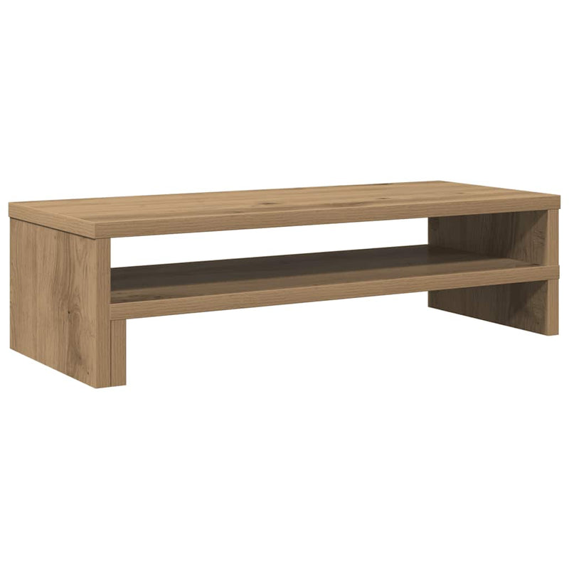 Load image into Gallery viewer, Vidaxl monitorstandaard 54x22x15 cm bewerkt hout artisanaal eikenkleur
