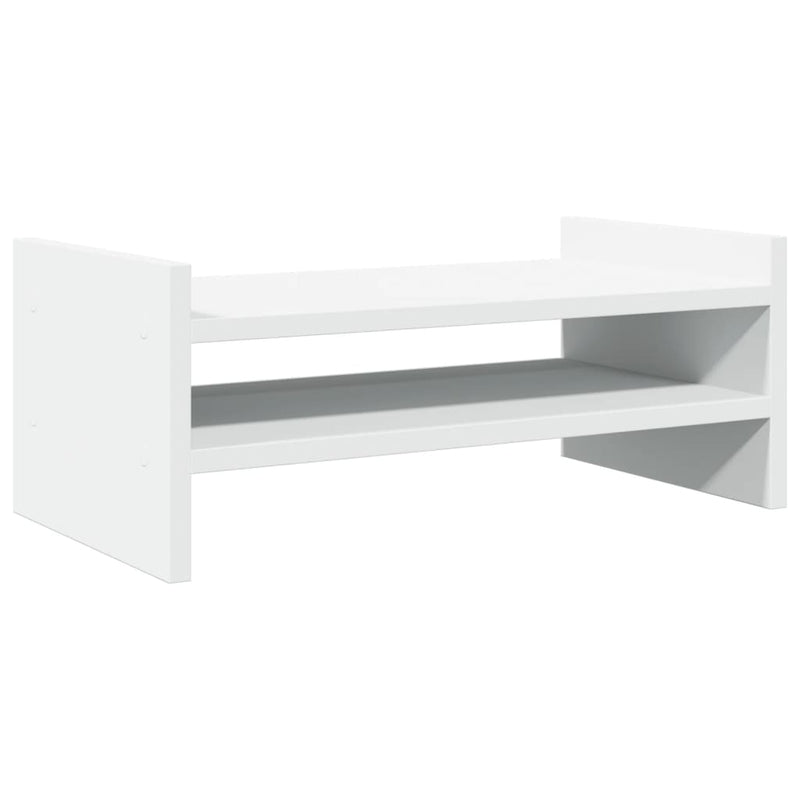 Load image into Gallery viewer, Vidaxl monitorstandaard 50x27x20 cm bewerkt hout wit
