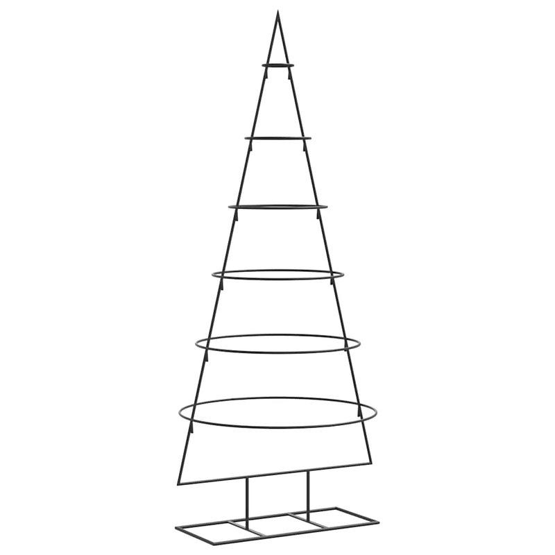 Load image into Gallery viewer, Vidaxl kerstdecoratie kerstboom 150 cm metaal zwart

