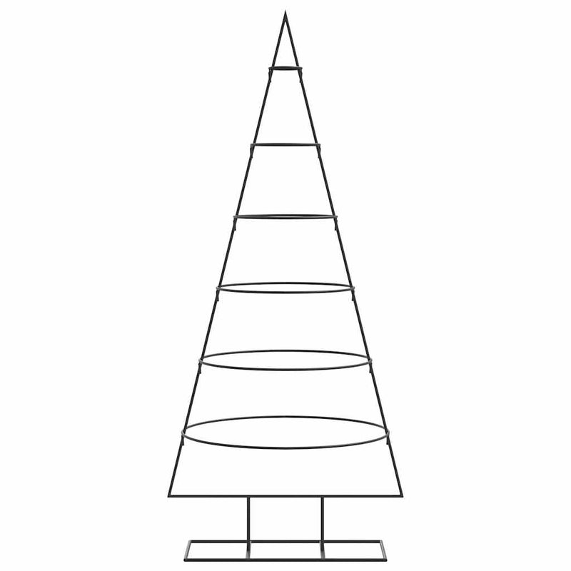 Load image into Gallery viewer, Vidaxl kerstdecoratie kerstboom 150 cm metaal zwart
