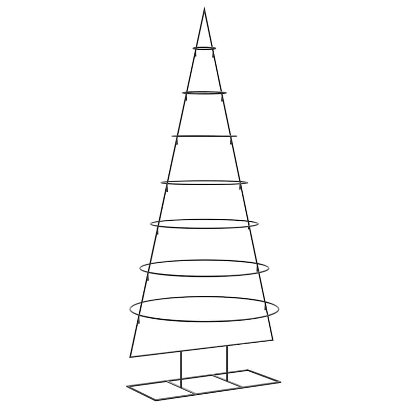 Load image into Gallery viewer, Vidaxl kerstdecoratie kerstboom 180 cm metaal zwart
