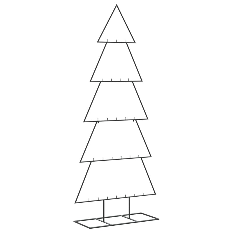 Load image into Gallery viewer, Vidaxl kerstdecoratie kerstboom 150 cm metaal zwart
