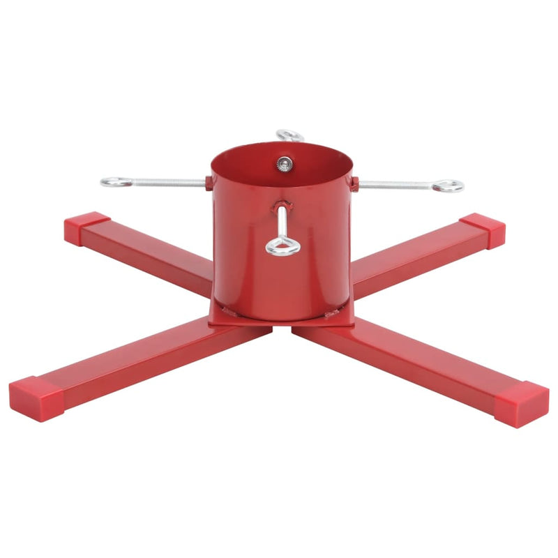Load image into Gallery viewer, Vidaxl kerstboomstandaard 61x61x15,5 cm rood
