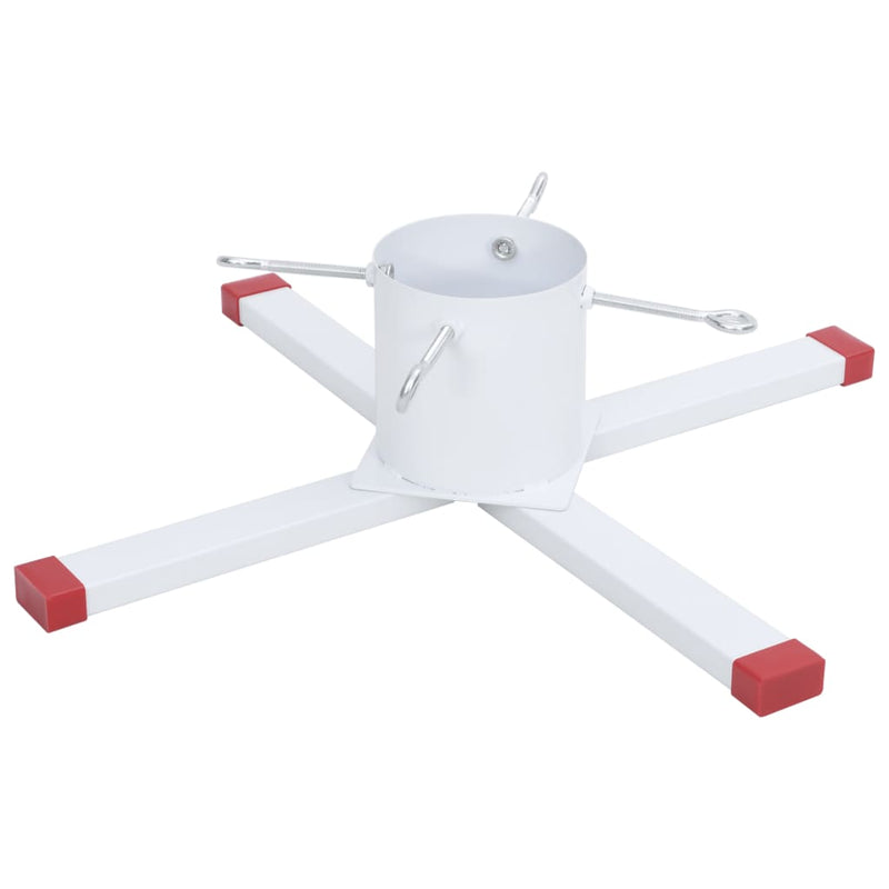 Load image into Gallery viewer, Vidaxl kerstboomstandaard 61x61x15,5 cm wit
