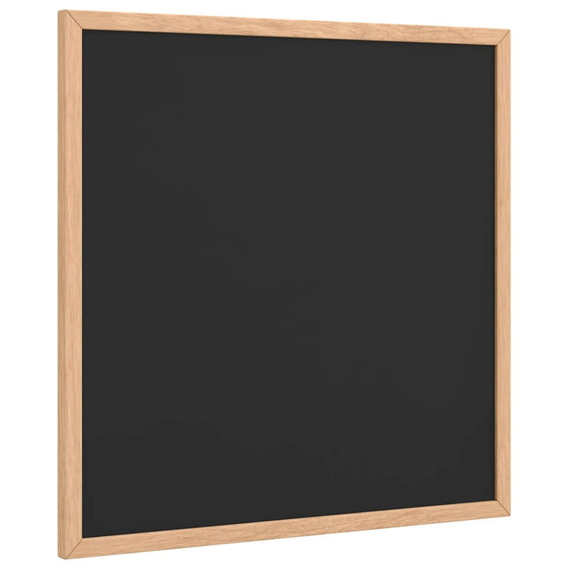 Load image into Gallery viewer, Vidaxl krijtbord met massief grenenhouten lijst 40x40 cm zwart
