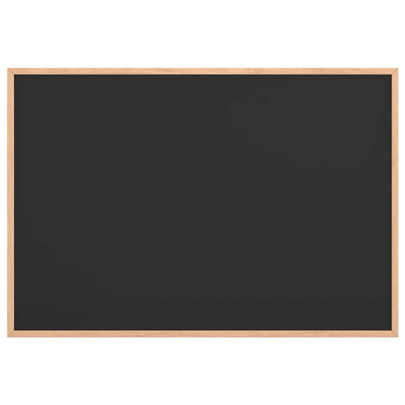 Load image into Gallery viewer, Vidaxl krijtbord met massief grenenhouten frame zwart 80x55 cm
