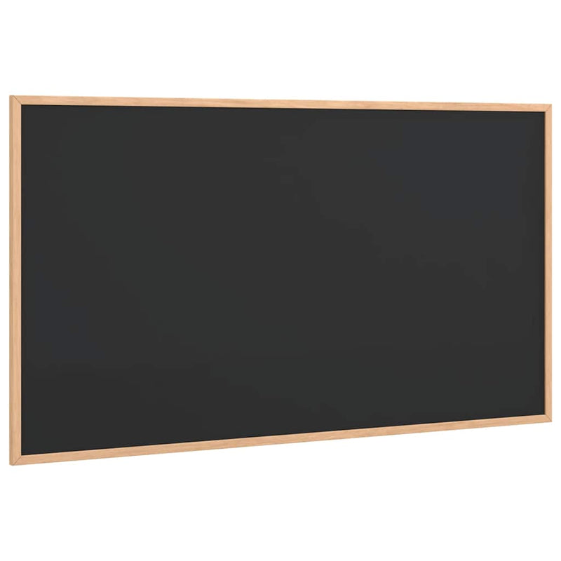 Load image into Gallery viewer, Vidaxl krijtbord met massief grenenhouten frame zwart 100x55 cm
