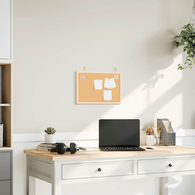 Load image into Gallery viewer, Vidaxl kurkbord met massief grenenhouten frame 40x30 cm
