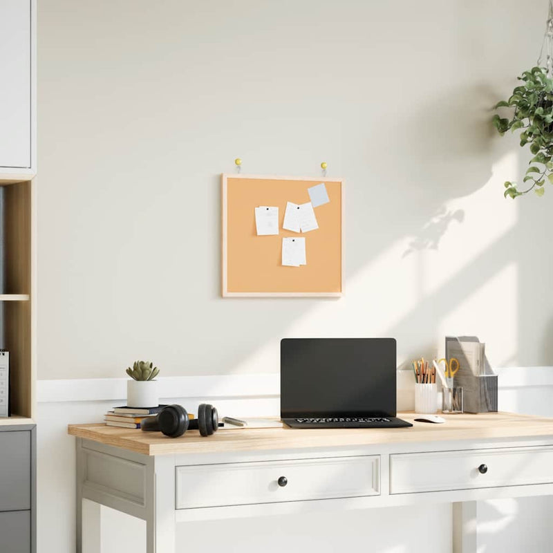 Load image into Gallery viewer, Vidaxl kurkbord met massief grenenhouten frame 40x40 cm
