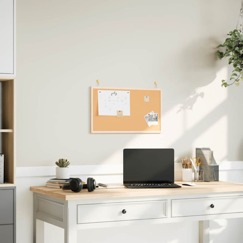 Load image into Gallery viewer, Vidaxl kurkbord met massief grenenhouten frame 60x40 cm
