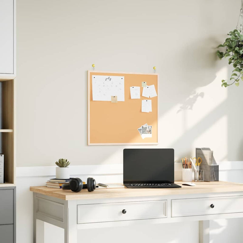 Load image into Gallery viewer, Vidaxl kurkbord met massief grenenhouten frame 60x55 cm
