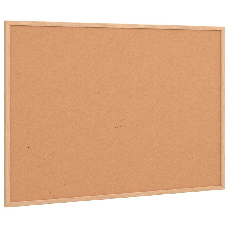 Load image into Gallery viewer, Vidaxl kurkbord met massief grenenhouten frame 80x55 cm
