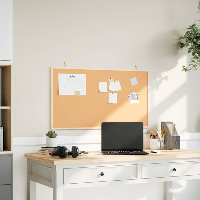 Load image into Gallery viewer, Vidaxl kurkbord met massief grenenhouten frame 100x55 cm
