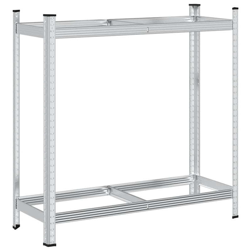 Load image into Gallery viewer, Vidaxl bandenrek 2-laags 110x40x109 cm staal zilverkleurig
