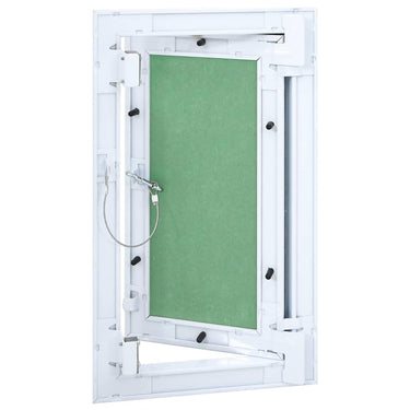 Vidaxl toegangs paneel groen en zilver 20 x 35 cm