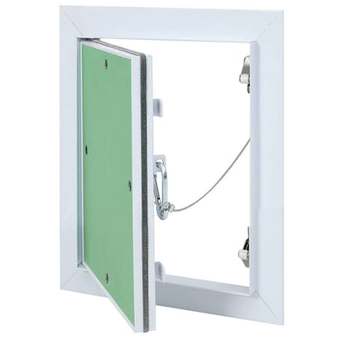 Vidaxl toegangs paneel groen en zilver 25 x 30 cm