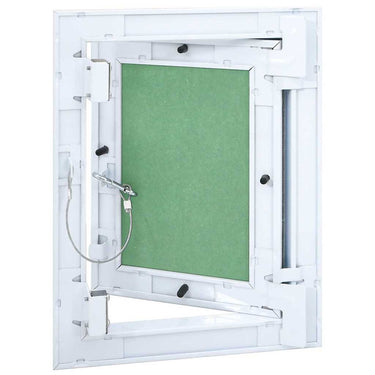 Vidaxl toegangs paneel groen en zilver 25 x 30 cm