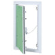 Vidaxl toegangs paneel groen en zilver 25 x 45 cm
