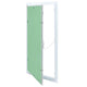 Vidaxl toegangs paneel groen en zilver 35 x 55 cm
