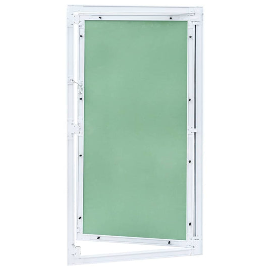 Vidaxl toegangs paneel groen en zilver 45 x 85 cm