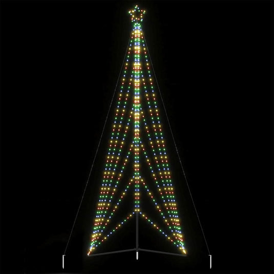 Vidaxl led-kerstboom 861 leds kleurrijk 478 cm