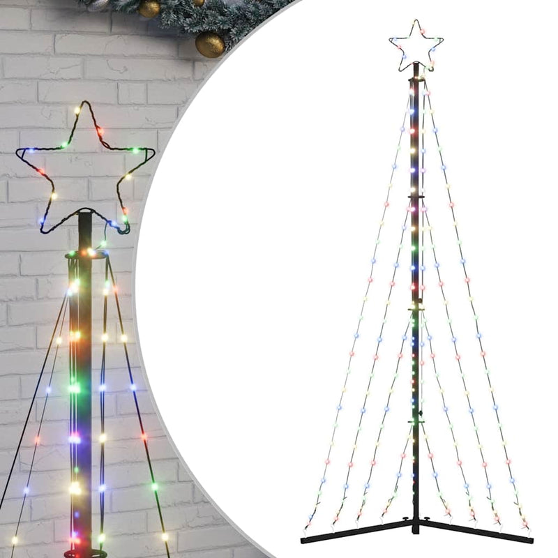 Load image into Gallery viewer, Vidaxl led-kerstboom 339 leds kleurrijk 187 cm
