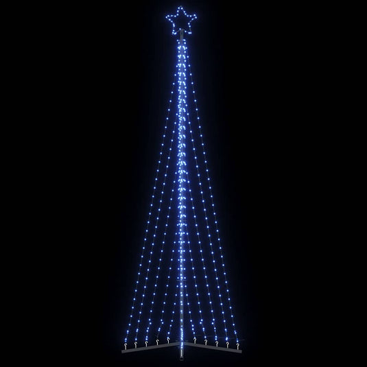 Vidaxl led-kerstboom 495 leds 300,5 cm blauw