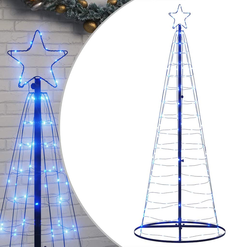 Load image into Gallery viewer, Vidaxl led-kerstboom 200 leds 180 cm blauw
