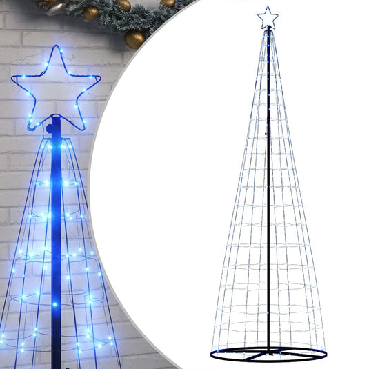 Vidaxl led-kerstboom 550 leds 300 cm blauw