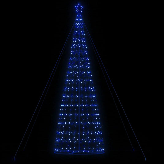 Vidaxl led-kerstboom 1534 leds 500 cm blauw