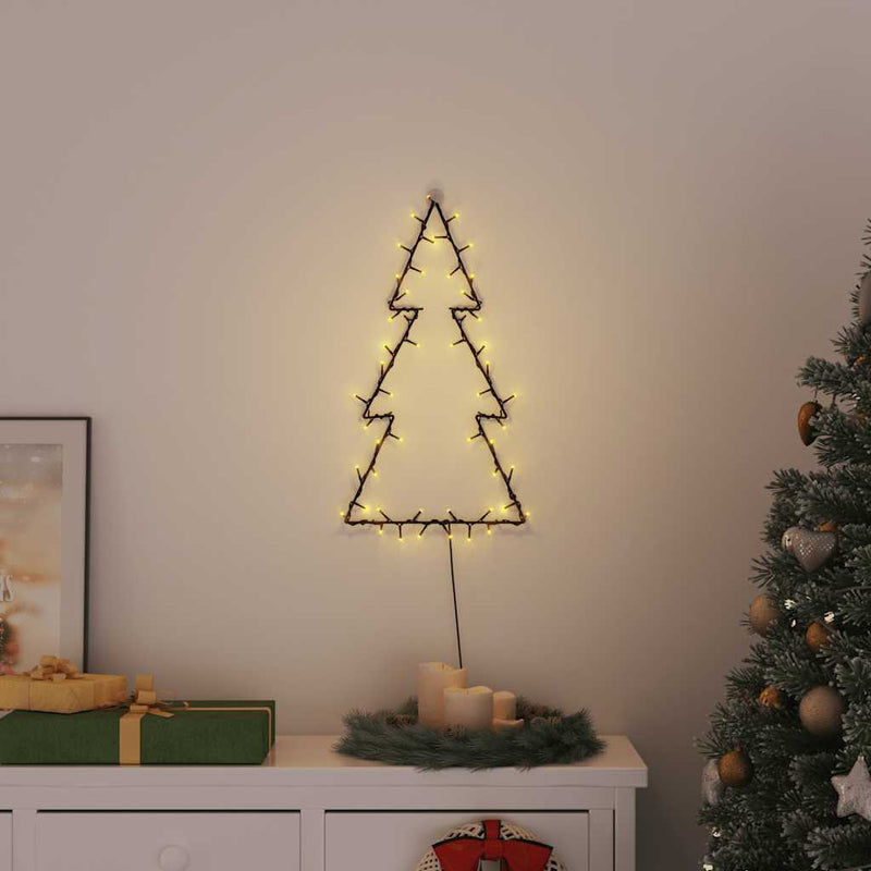 Load image into Gallery viewer, Vidaxl kerstverlichting kerstboom silhouet 80 leds warm wit
