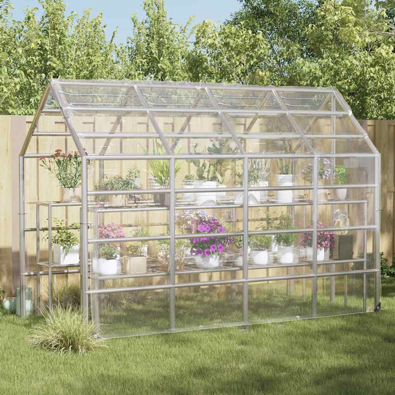 Load image into Gallery viewer, Vidaxl plantenafdekking met zeilringen 3x5 m pvc
