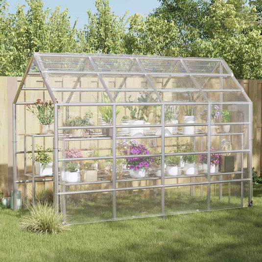 Vidaxl plantenafdekking met zeilringen 3x5 m pvc