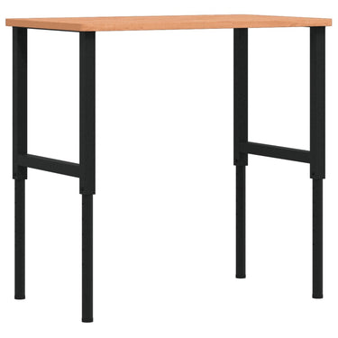 Vidaxl werkbank rechthoekig 100x60x(71,5-98) cm massief beukenhout
